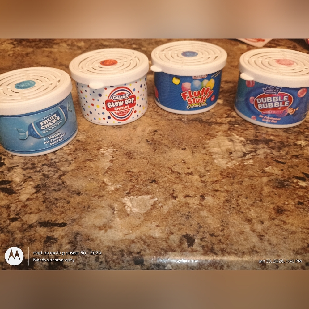Assorted Scented Air Fresheners Car House Air Fresheners Fun '90s Food Candy